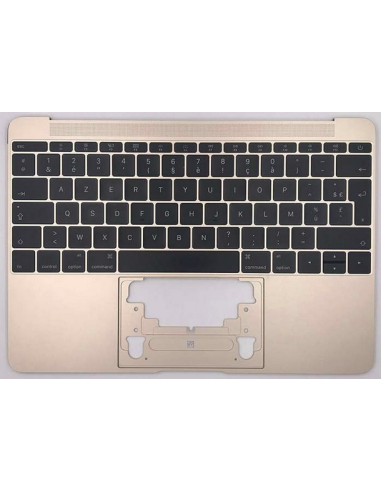 Coque Supérieure Clavier Francais (A1534) Or MacBook Retina 12" 2015