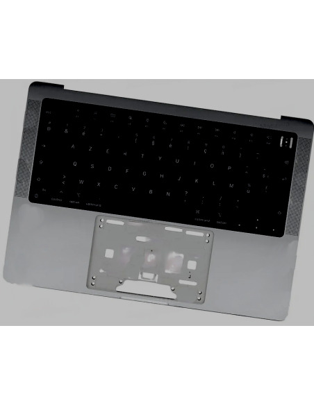 Augšējais korpuss (top case) Franču priekš MacBook Pro 14" (A2442/A2779, M1/M2, 2021-2023), Kosmiski pelēks – 1