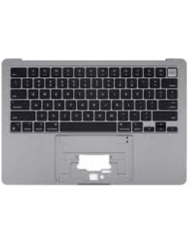 Toppdeksel (top case) Fransk til MacBook Air 13" (A2681, M2, 2022), Stjernegrå – 1