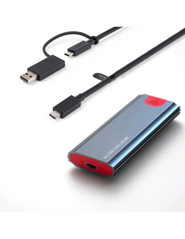 Boitier Externe pour SSD M.2 NVME + NGFF