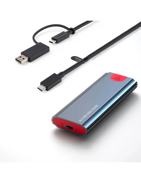 Boitier Externe pour SSD M.2 NVME + NGFF