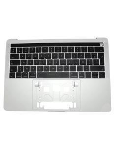 Carcasa Superior Teclado Francés (A1706) Plata MacBook Pro Retina Touchbar 13" 2016 - 2017
