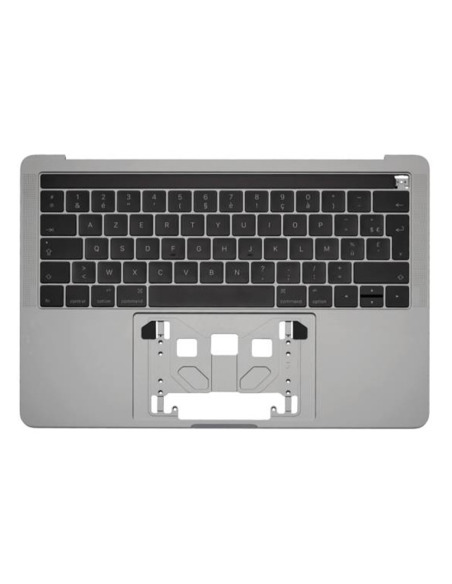 Горно куќиште (top case) Француска за MacBook Pro 13" Touch Bar (A1706, 2016), вселенски сив