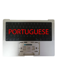 Coque Supérieure Portugais Argent (A2442) MacBook Pro 14" M1 2021