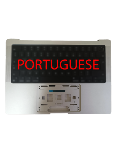 Coque Supérieure Portugais Argent (A2442) MacBook Pro 14" M1 2021