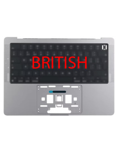 Coque Supérieure Britannique Gris Sidéral (A2442) MacBook Pro 14" M1 2021