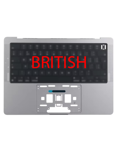 Coque Supérieure Britannique Gris Sidéral (A2442) MacBook Pro 14" M1 2021