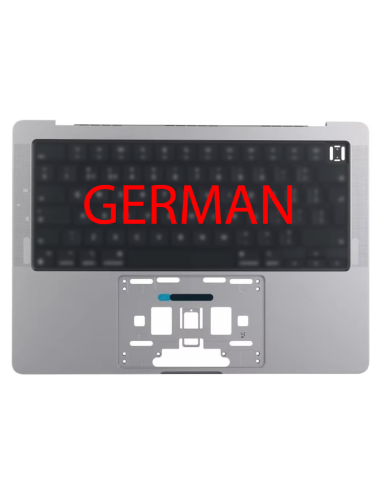 Coque Supérieure Allemand Gris Sidéral (A2442) MacBook Pro 14" M1 2021