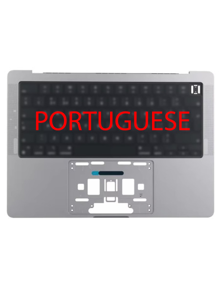 Coque Supérieure Portugais Gris Sidéral (A2442) MacBook Pro 14" M1 2021