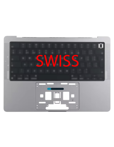 Coque Supérieure Suisse Gris Sidéral (A2442) MacBook Pro 14" M1 2021