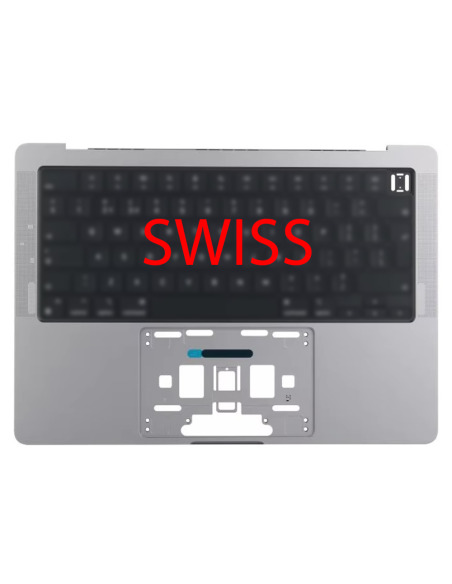 Coperchio superiore Svizzero per MacBook Pro 14" (A2442/A2779, M1/M2, 2021-2023), Grigio siderale – 1