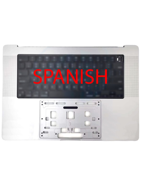 Coque Supérieure Espagnol Argent (A2485) MacBook Pro 16" M1 2021