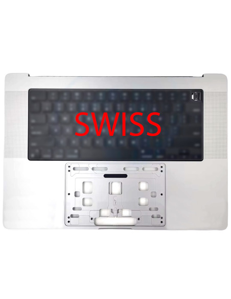 Kapak i sipërm (top case) Zvicerane për MacBook Pro 16" (A2485/A2780, M1/M2, 2021-2023), Argjend