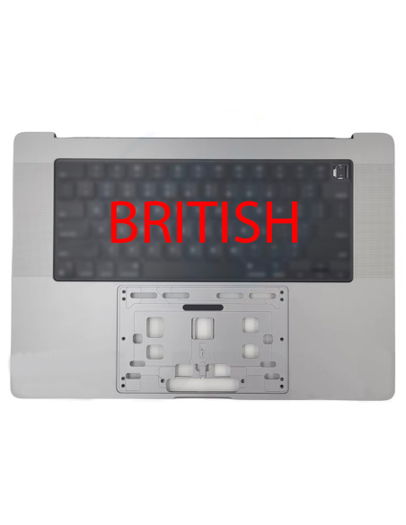 Toppdeksel (top case) Britisk til MacBook Pro 16" (A2485/A2780, M1/M2, 2021-2023), Stjernegrå