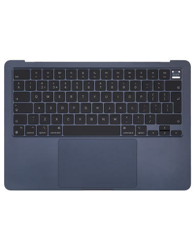 Carcasa superior británica para MacBook Air 13" (A2681, M2, 2022), Medianoche – 1