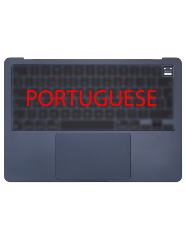 Topcase Portugiesisch für MacBook Air 13" (A2681, M2, 2022), Mitternacht – 1