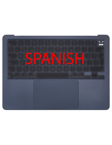 Augšējais korpuss (top case) Spāņu priekš MacBook Air 13" (A2681, M2, 2022), Nakts – 1