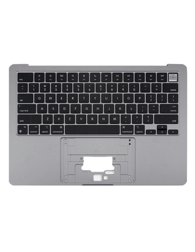 Carcasa superior Británico para MacBook Air 13" (A2681, M2, 2022), Gris espacial – 1