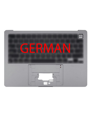 Top case German for MacBook Air 13" (A2681, M2, 2022), Space Gray – 1