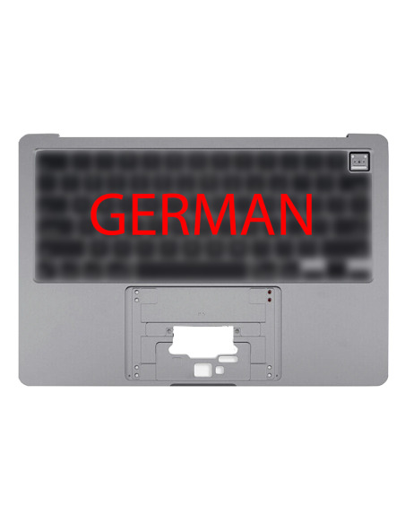 Carcasă superioară (top case) Germană pentru MacBook Air 13" (A2681, M2, 2022), Gri sideral – 1