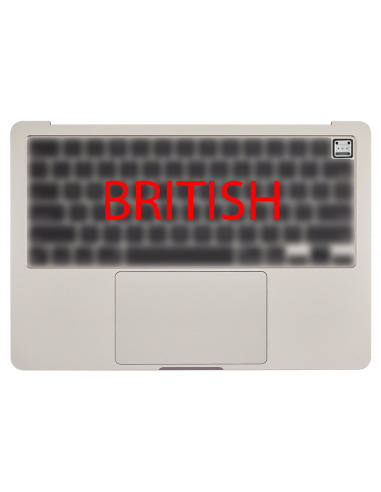 Toppdeksel (top case) Britisk til MacBook Air 13" (A2681, M2, 2022), Stjernelys – 1