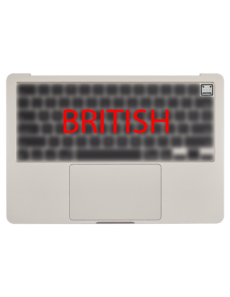 Ülemine korpus (top case) briti MacBook Air 13" (A2681, M2, 2022) jaoks, tähevalgus – 1
