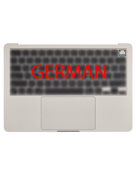 Scocca superiore tedesca per MacBook Air 13" (A2681, M2, 2022), Galassia – 1