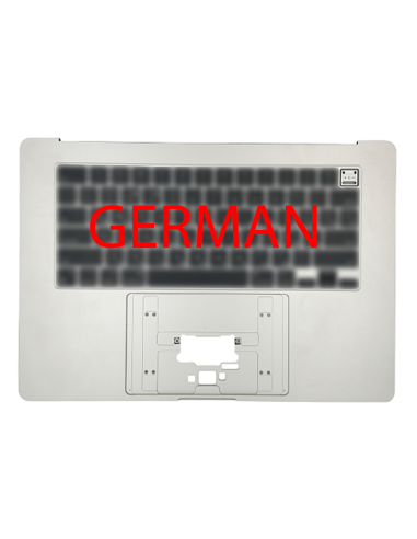 Coque Supérieure Allemand Argent (A2941) MacBook Air 15" M2 2023