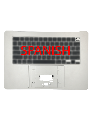 Coque Supérieure Espagnol Argent (A2941) MacBook Air 15" M2 2023