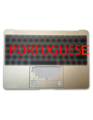 Coque Supérieure Clavier Portugais (A1534) Or MacBook Retina 12" 2016-2017