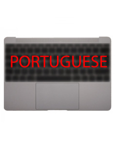 Carcasa superior portuguesa para MacBook 12" Retina (A1534, 2016-2017), Gris espacial
