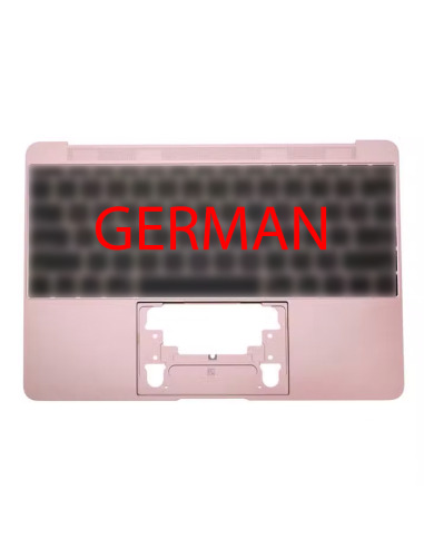 Carcasă superioară (top case) Germană pentru MacBook 12" Retina (A1534, 2016-2017), Auriu Roz