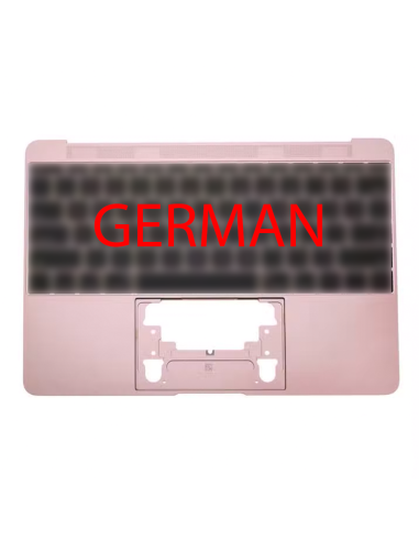 Coque Supérieure Clavier Allemand (A1534) Or Rose MacBook Retina 12" 2016-2017