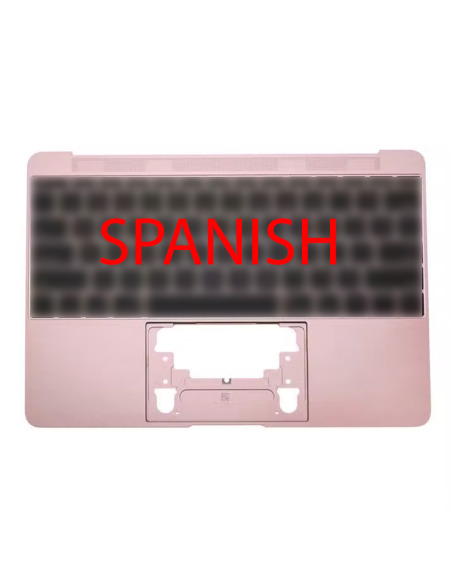 Spanisches Topcase für MacBook 12" Retina (A1534, 2016-2017), Roségold