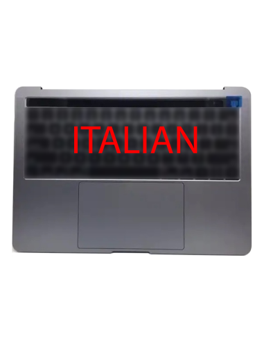 Coque Supérieure Clavier Italien (A1706) Gris Sidéral MacBook Pro Retina Touchbar 13" 2016 - 2017