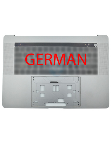 Scocca superiore tedesca per MacBook Pro 15" Retina Touch Bar (A1707, 2016-2017), Grigio siderale