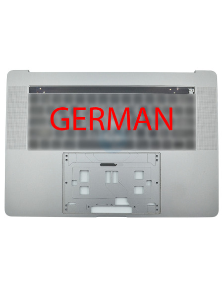 Carcaça superior alemã para MacBook Pro 15" Retina Touch Bar (A1707, 2016-2017), Cinzento sideral