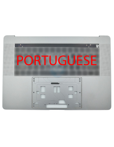Felső borítás (top case) Portugál MacBook Pro 15" Retina Touch Bar (A1707, 2016-2017) géphez, Asztroszürke