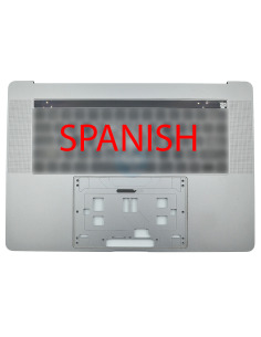 Coque Supérieure Clavier Espagnol (A1707) Gris Sidéral MacBook Pro Retina Touchbar 15" 2016 - 2017