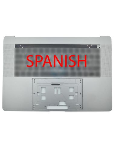 Coque Supérieure Clavier Espagnol (A1707) Gris Sidéral MacBook Pro Retina Touchbar 15" 2016 - 2017