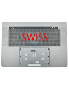 Coque Supérieure Clavier Suisse (A1707) Gris Sidéral MacBook Pro Retina Touchbar 15" 2016 - 2017