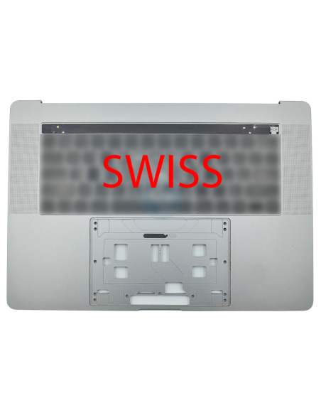 Coque Supérieure Clavier Suisse (A1707) Gris Sidéral MacBook Pro Retina Touchbar 15" 2016 - 2017