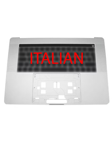 Coque Supérieure Clavier Italien (A1707) Argent MacBook Pro Retina Touchbar 15" 2016 - 2017