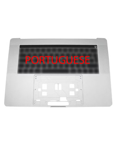 Carcasă superioară (top case) Portugheză pentru MacBook Pro 15" Retina Touch Bar (A1707, 2016-2017), Argintiu