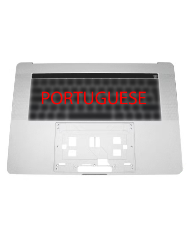 Coque Supérieure Clavier Portugais (A1707) Argent MacBook Pro Retina Touchbar 15" 2016 - 2017