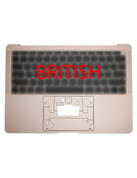 Coque Supérieure Clavier Britannique (A1932) Or MacBook Air 13" 2018 - 2019