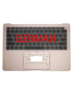 Coque Supérieure Clavier Allemand (A1932) Or MacBook Air 13" 2018 - 2019