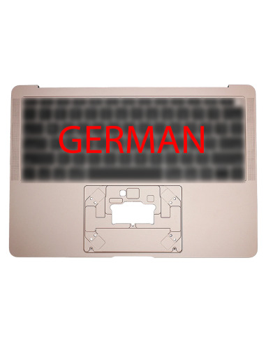 Coque Supérieure Clavier Allemand (A1932) Or MacBook Air 13" 2018 - 2019