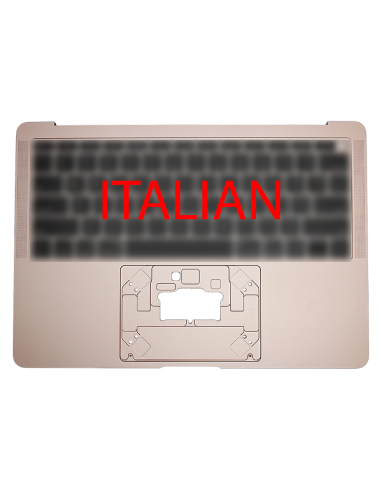 Coque Supérieure Clavier Italien (A1932) Or MacBook Air 13" 2018 - 2019