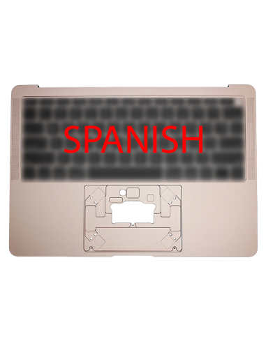 Coque Supérieure Clavier Espagnol (A1932) Or MacBook Air 13" 2018 - 2019